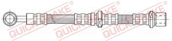 59950 Quick Brake Шланг гальмівний передній, правий